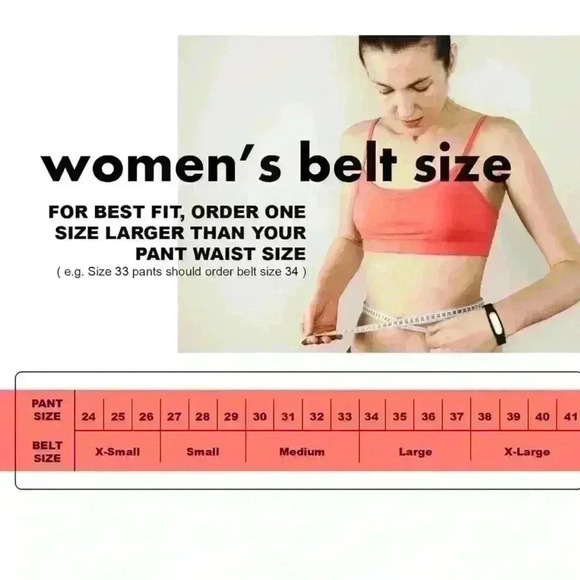 Women's Soft Black Faux Leather Gold Buckle Belt size Large - Picture 6 of 8